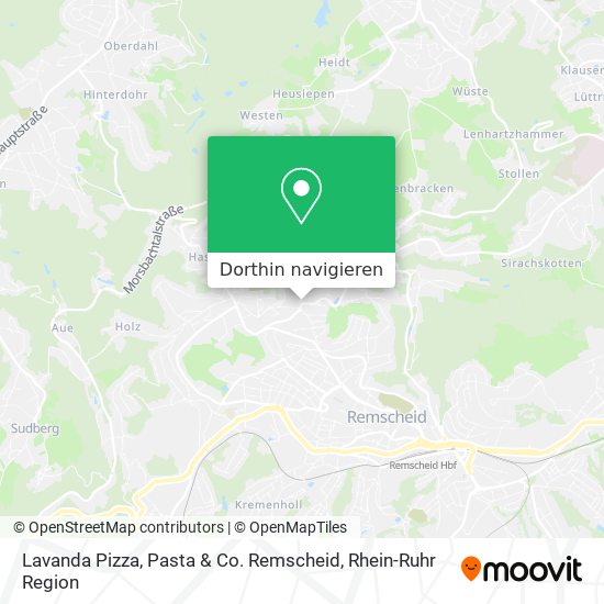 Lavanda Pizza, Pasta & Co. Remscheid Karte
