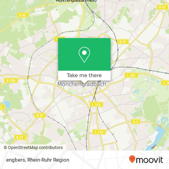 engbers, Am Minto Innenstadt, 41061 Mönchengladbach Karte