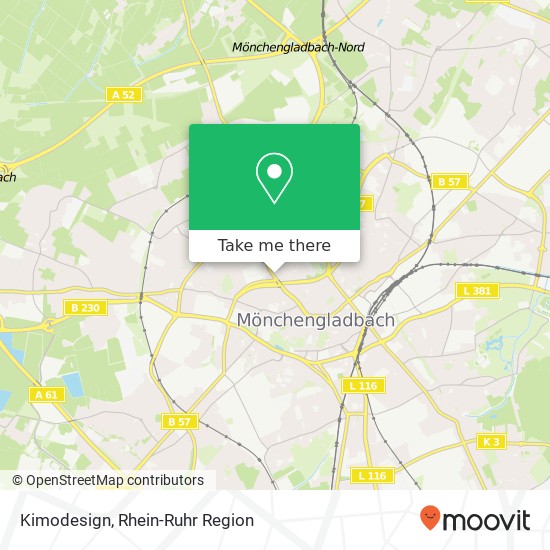 Kimodesign, Viersener Straße 72 Innenstadt, 41061 Mönchengladbach Karte