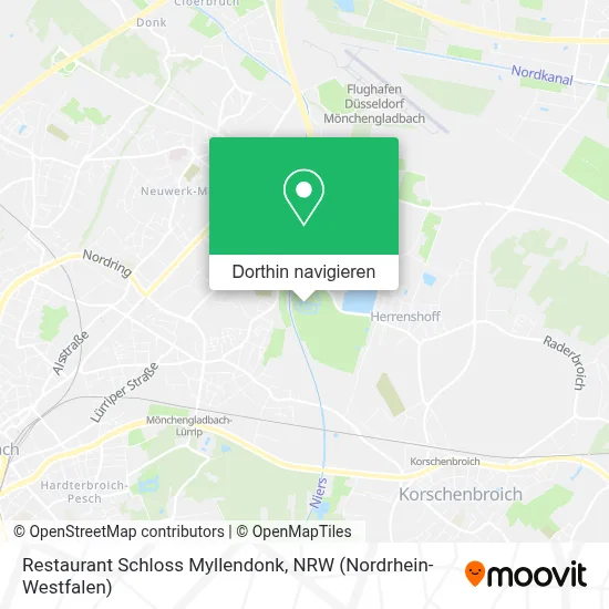 Restaurant Schloss Myllendonk Karte