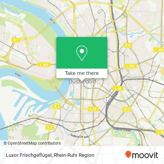 Luxor Frischgeflügel, Heinrich-Heine-Platz 1 Stadtmitte, 40213 Düsseldorf Karte