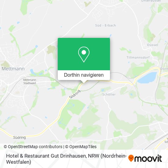 Hotel & Restaurant Gut Drinhausen Karte