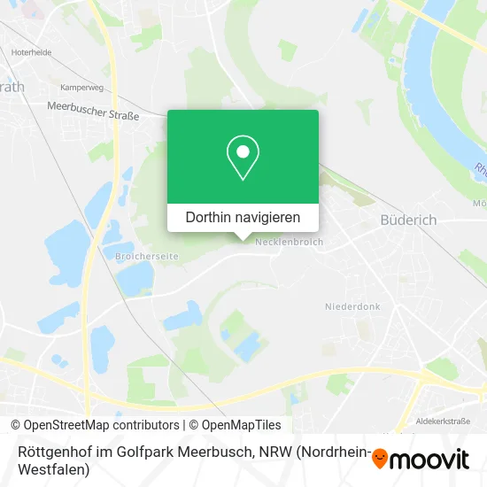 Röttgenhof im Golfpark Meerbusch Karte