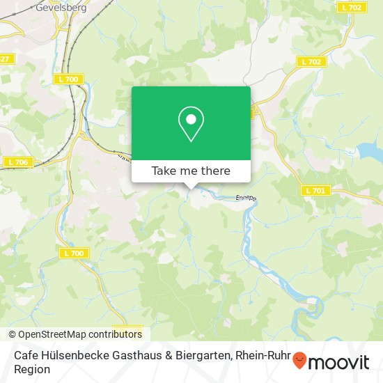 Cafe Hülsenbecke Gasthaus & Biergarten, Hülsenbecke 38 58256 Ennepetal Karte