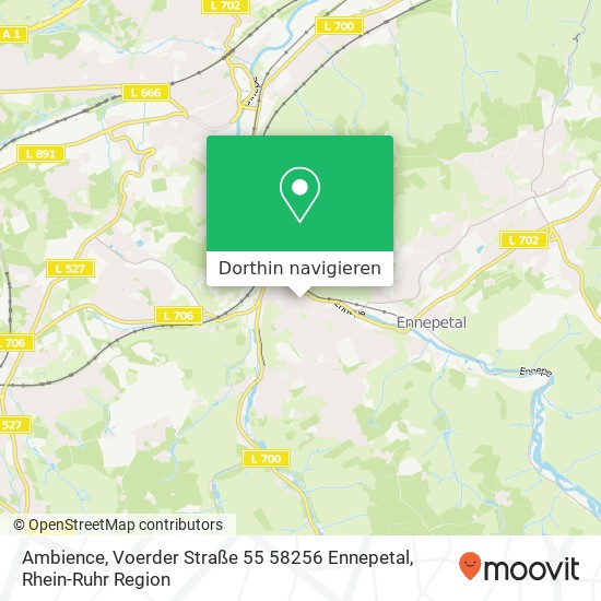 Ambience, Voerder Straße 55 58256 Ennepetal Karte
