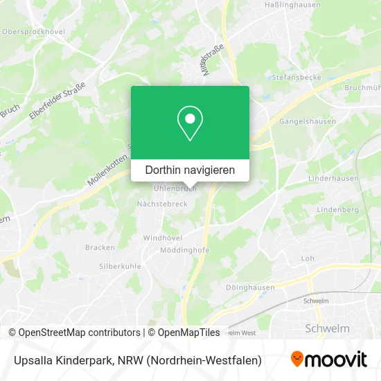 Upsalla Kinderpark Karte