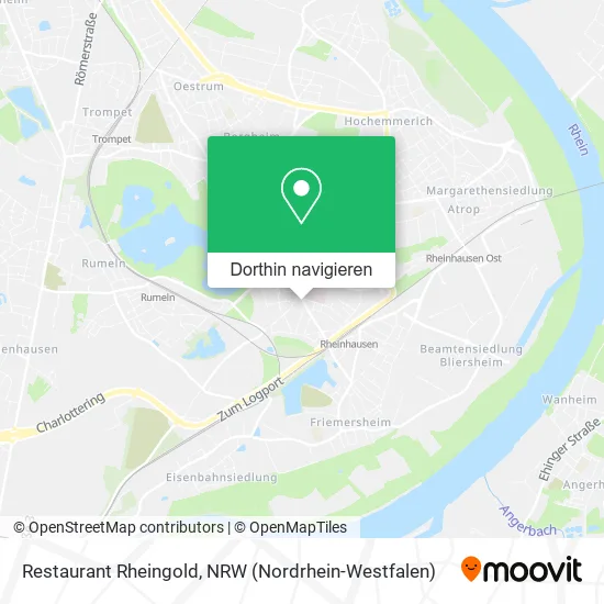 Restaurant Rheingold Karte