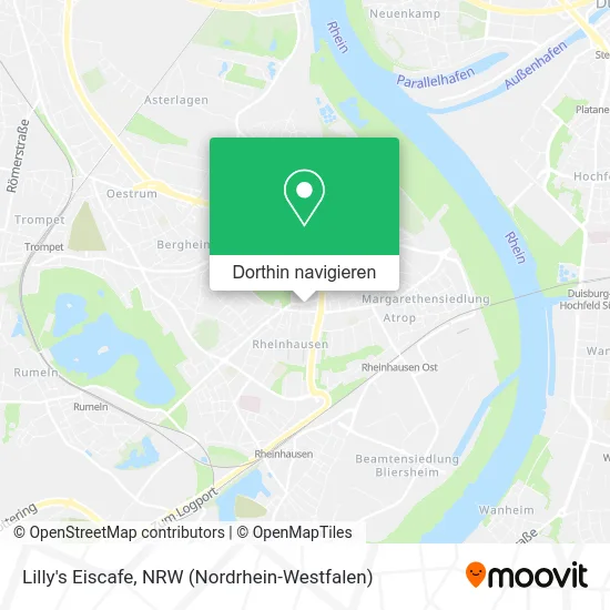 Lilly's Eiscafe Karte