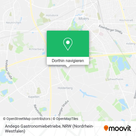 Andego Gastronomiebetriebe Karte