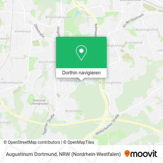 Augustinum Dortmund Karte