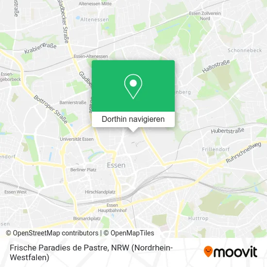 Frische Paradies de Pastre Karte