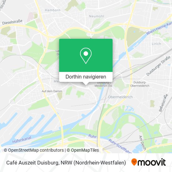 Café Auszeit Duisburg Karte