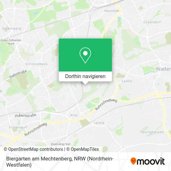 Biergarten am Mechtenberg Karte