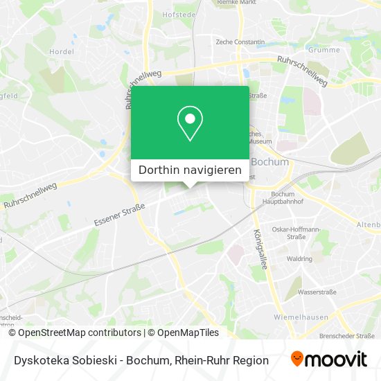 Dyskoteka Sobieski - Bochum Karte