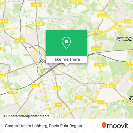 Gaststätte am Lohberg Karte