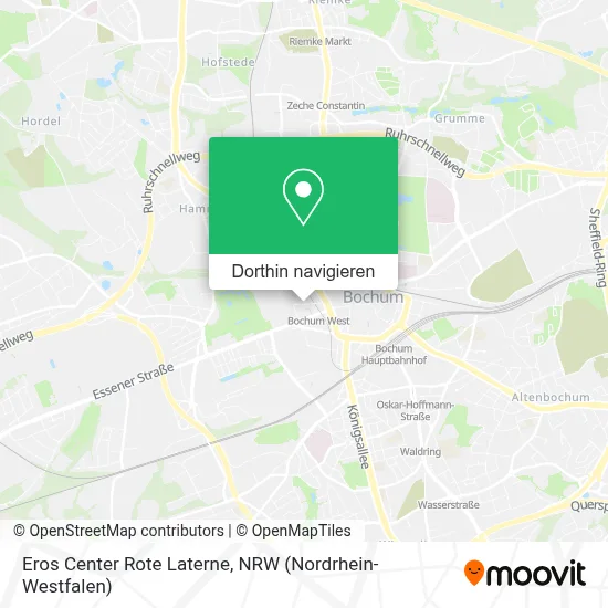 Eros Center Rote Laterne Karte