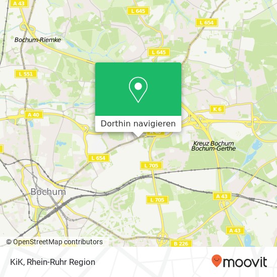 KiK, Castroper Straße 270 Grumme, 44791 Bochum Karte