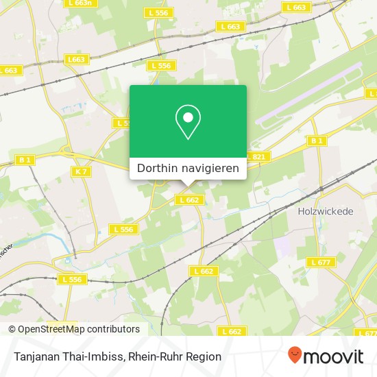 Tanjanan Thai-Imbiss, Emschertalstraße 85 Sölde, 44289 Dortmund Karte