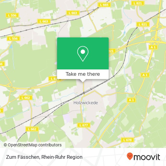 Zum Fässchen, Nordstraße 25 59439 Holzwickede Karte