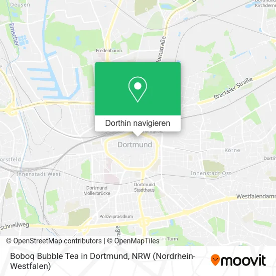 Boboq Bubble Tea in Dortmund Karte