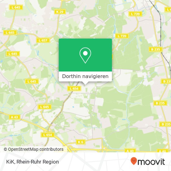 KiK, Bethanienstraße 7 Gerthe, 44805 Bochum Karte