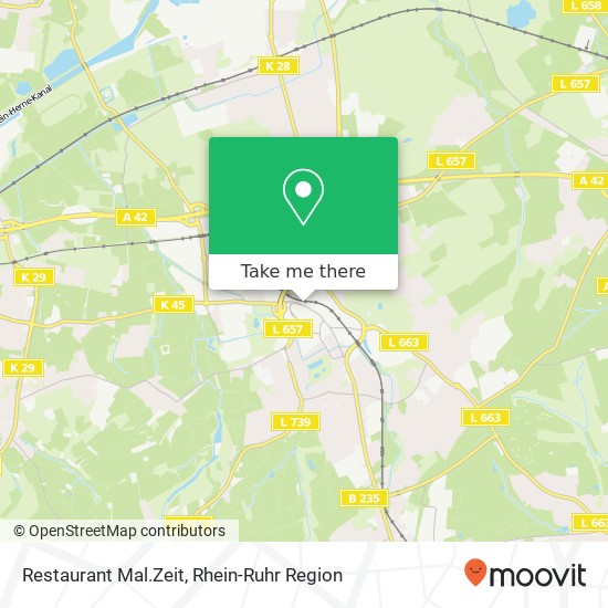 Restaurant Mal.Zeit, Herner Straße 4 44575 Castrop-Rauxel Karte