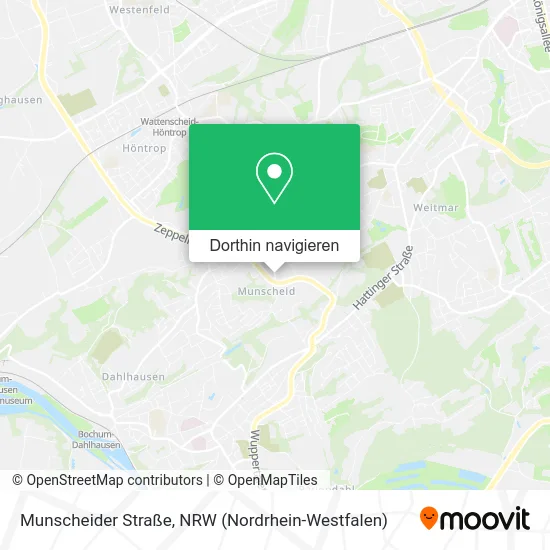 Munscheider Straße Karte