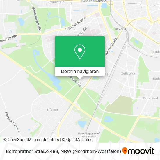 Berrenrather Straße 488 Karte