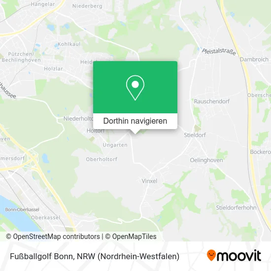 Fußballgolf Bonn Karte