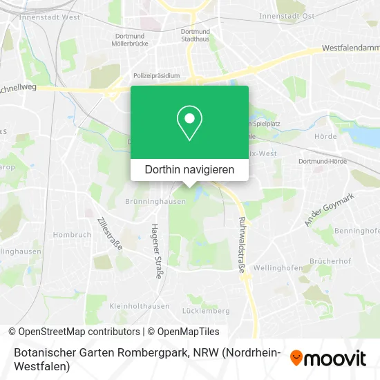 Botanischer Garten Rombergpark Karte