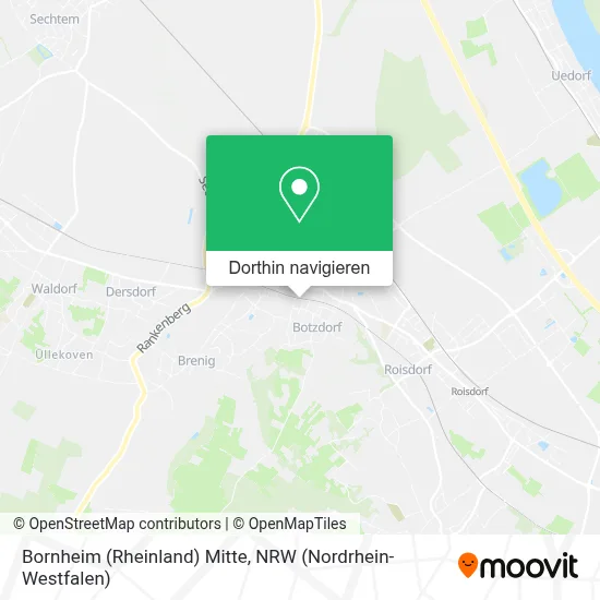 Bornheim (Rheinland) Mitte Karte