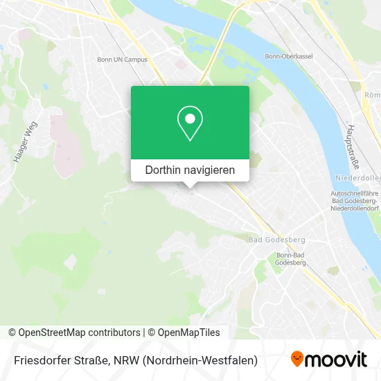 Friesdorfer Straße Karte