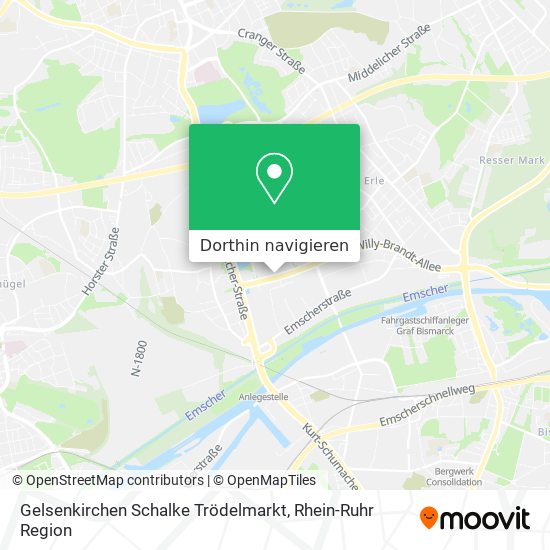 Gelsenkirchen Schalke Trödelmarkt Karte