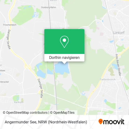 Angermunder See Karte