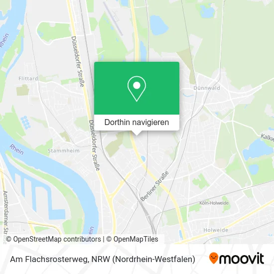 Am Flachsrosterweg Karte