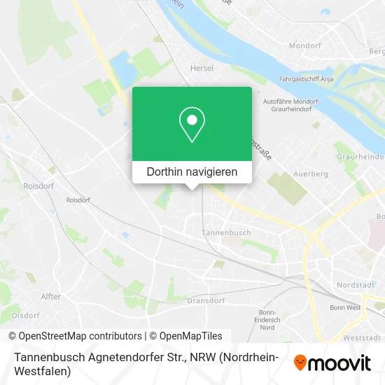 Tannenbusch Agnetendorfer Str. Karte