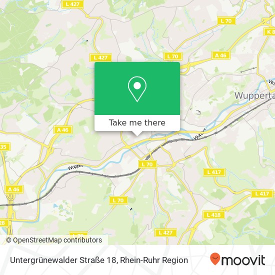 Untergrünewalder Straße 18 Karte