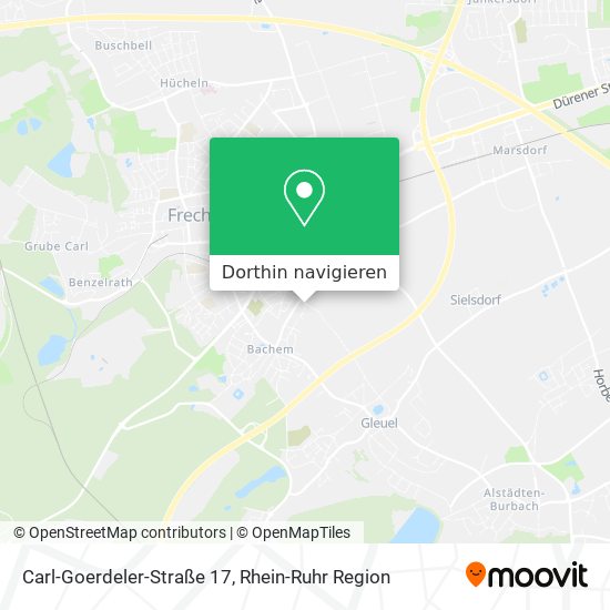 Carl-Goerdeler-Straße 17 Karte