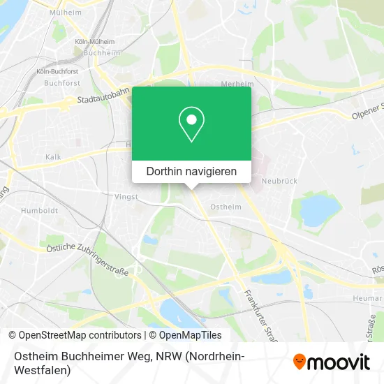 Ostheim Buchheimer Weg Karte