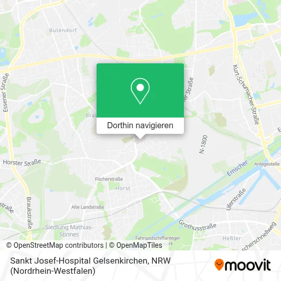 Sankt Josef-Hospital Gelsenkirchen Karte