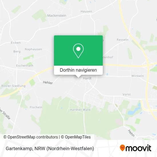 Gartenkamp Karte