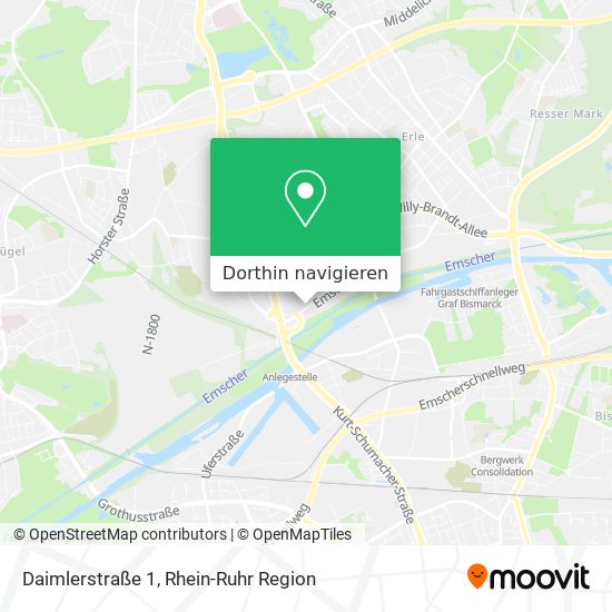 Daimlerstraße 1 Karte