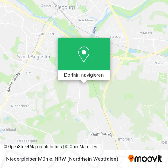 Niederpleiser Mühle Karte