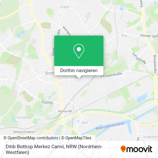 Ditib Bottrop Merkez Camii Karte