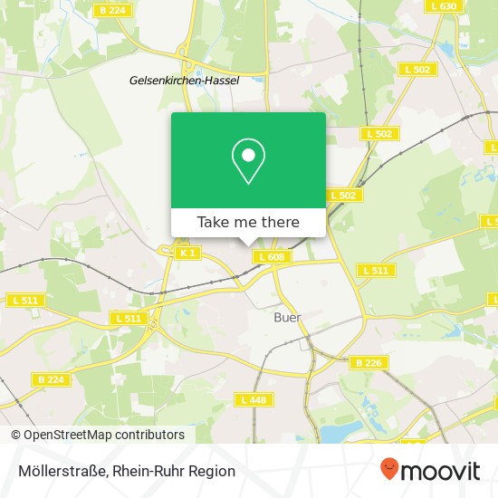 Möllerstraße Karte