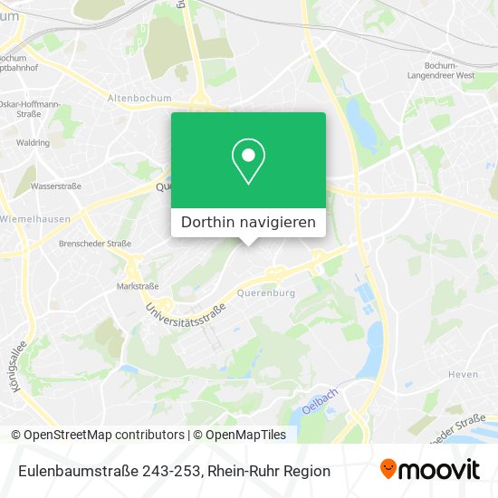 Eulenbaumstraße 243-253 Karte
