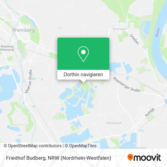 Friedhof Budberg Karte