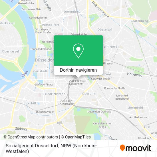 Sozialgericht Düsseldorf Karte