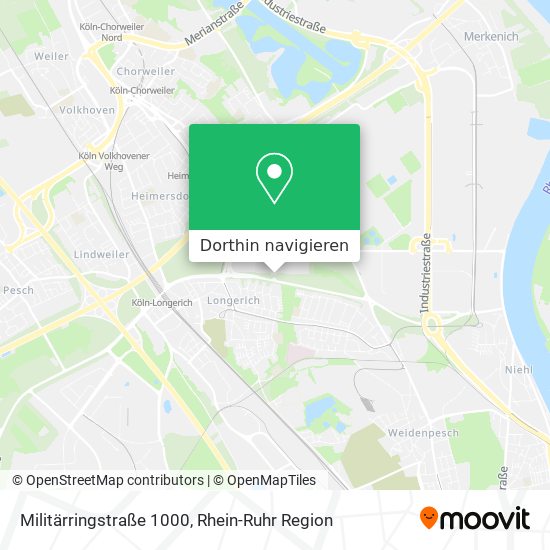 Militärringstraße 1000 Karte