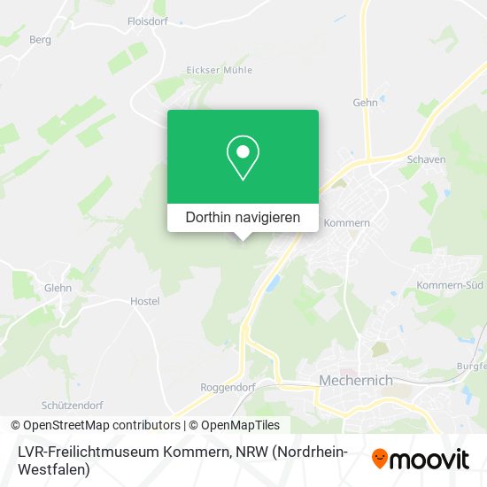 LVR-Freilichtmuseum Kommern Karte